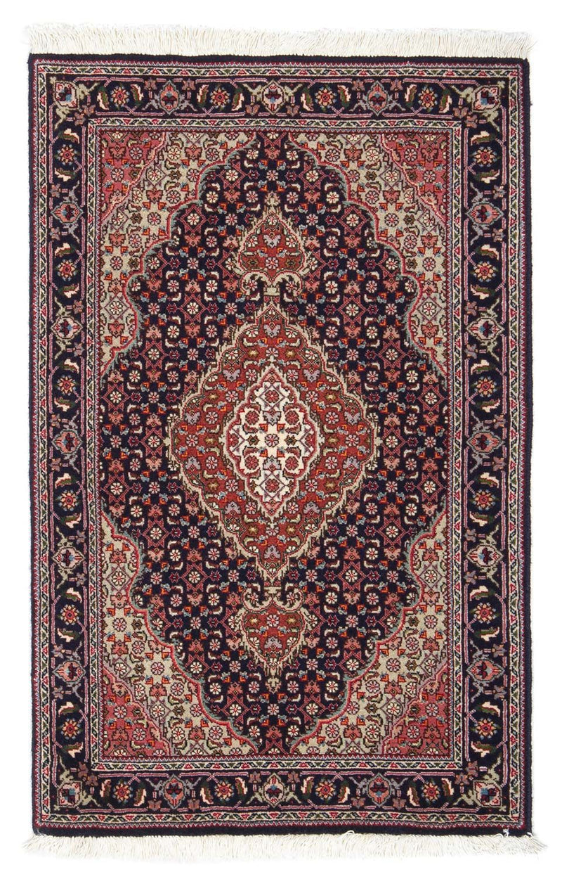 Persisk tæppe - Tabriz - Royal - 90 x 60 cm - mørkeblå