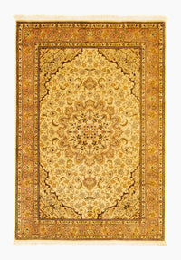 Persisk tæppe - Tabriz - Royal - 150 x 105 cm - beige