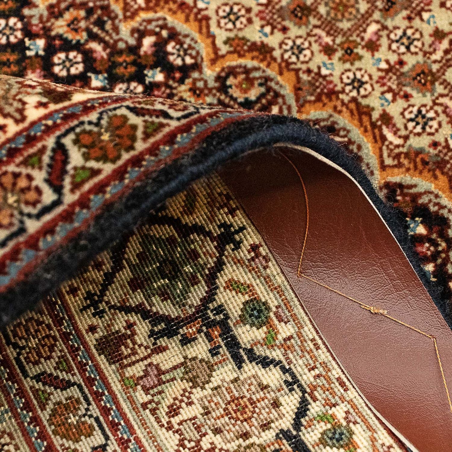Persisk tæppe - Tabriz - Royal - 114 x 83 cm - mørkeblå