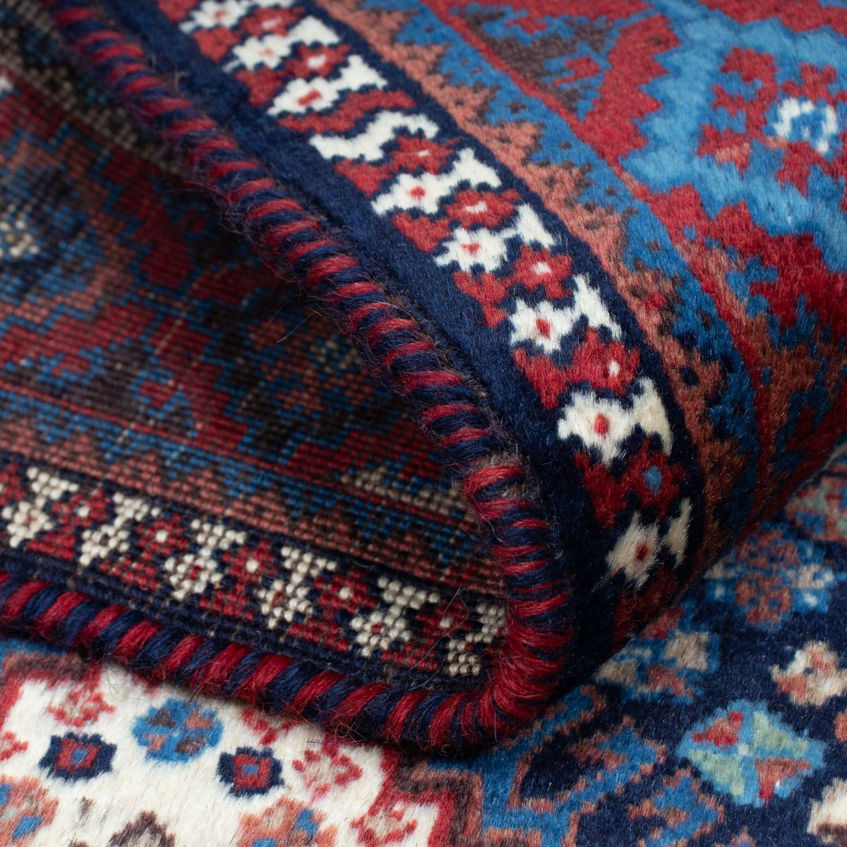 Persisk tæppe - Nomadisk - 146 x 102 cm - lysrød