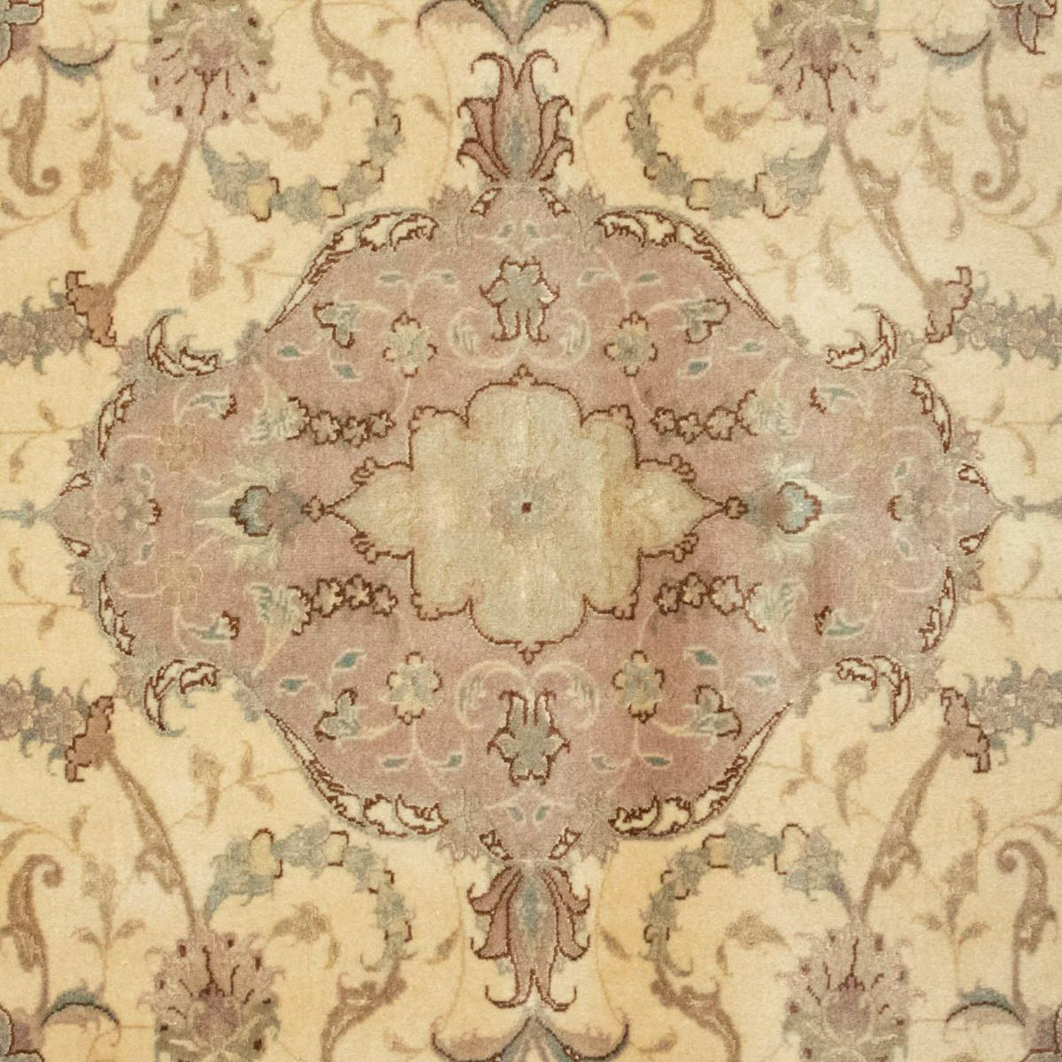 Persisk tæppe - Tabriz - Royal - 144 x 103 cm - beige