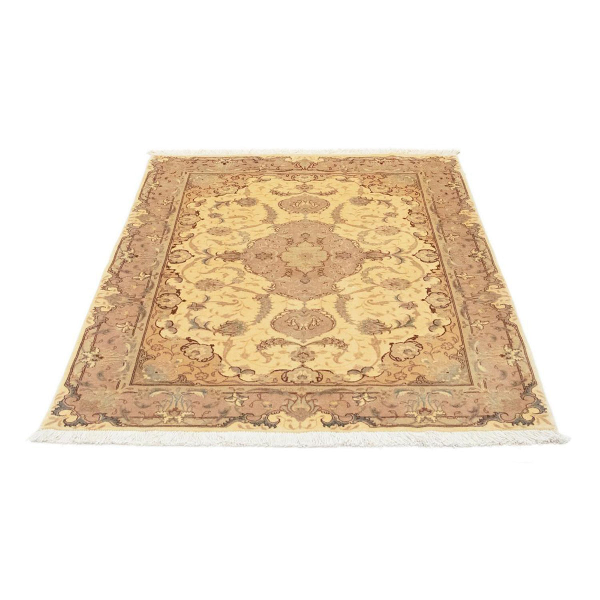 Persisk tæppe - Tabriz - Royal - 144 x 103 cm - beige