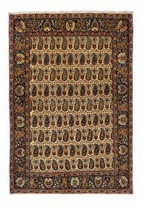 Silketæppe - Ghom Silk - Premium - 195 x 135 cm - lys beige