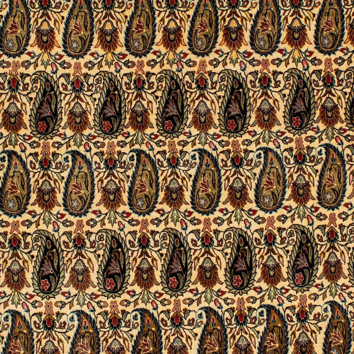 Silketæppe - Ghom Silk - Premium - 195 x 135 cm - lys beige