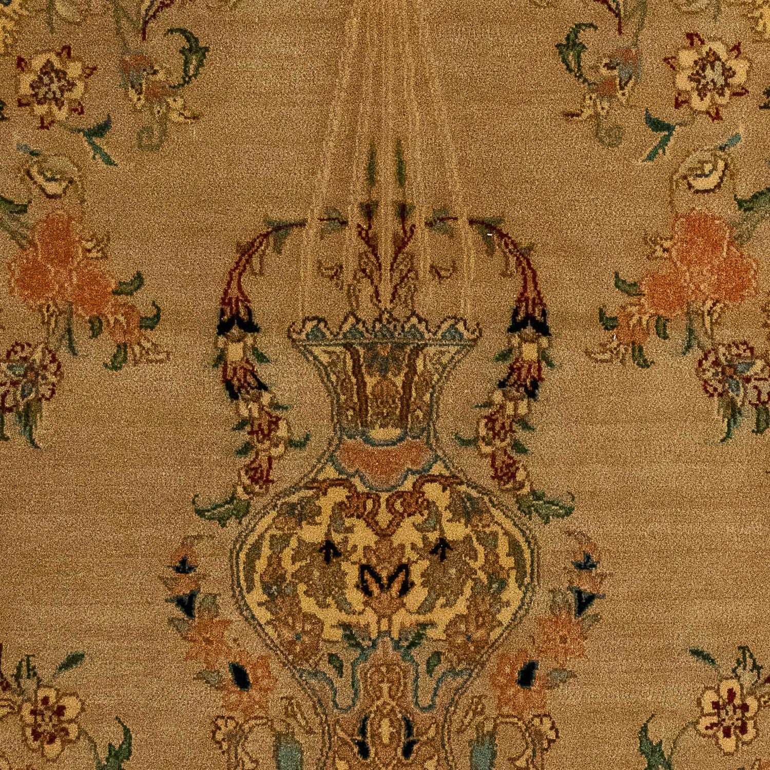 Persisk tæppe - Tabriz - Royal - 107 x 79 cm - brun