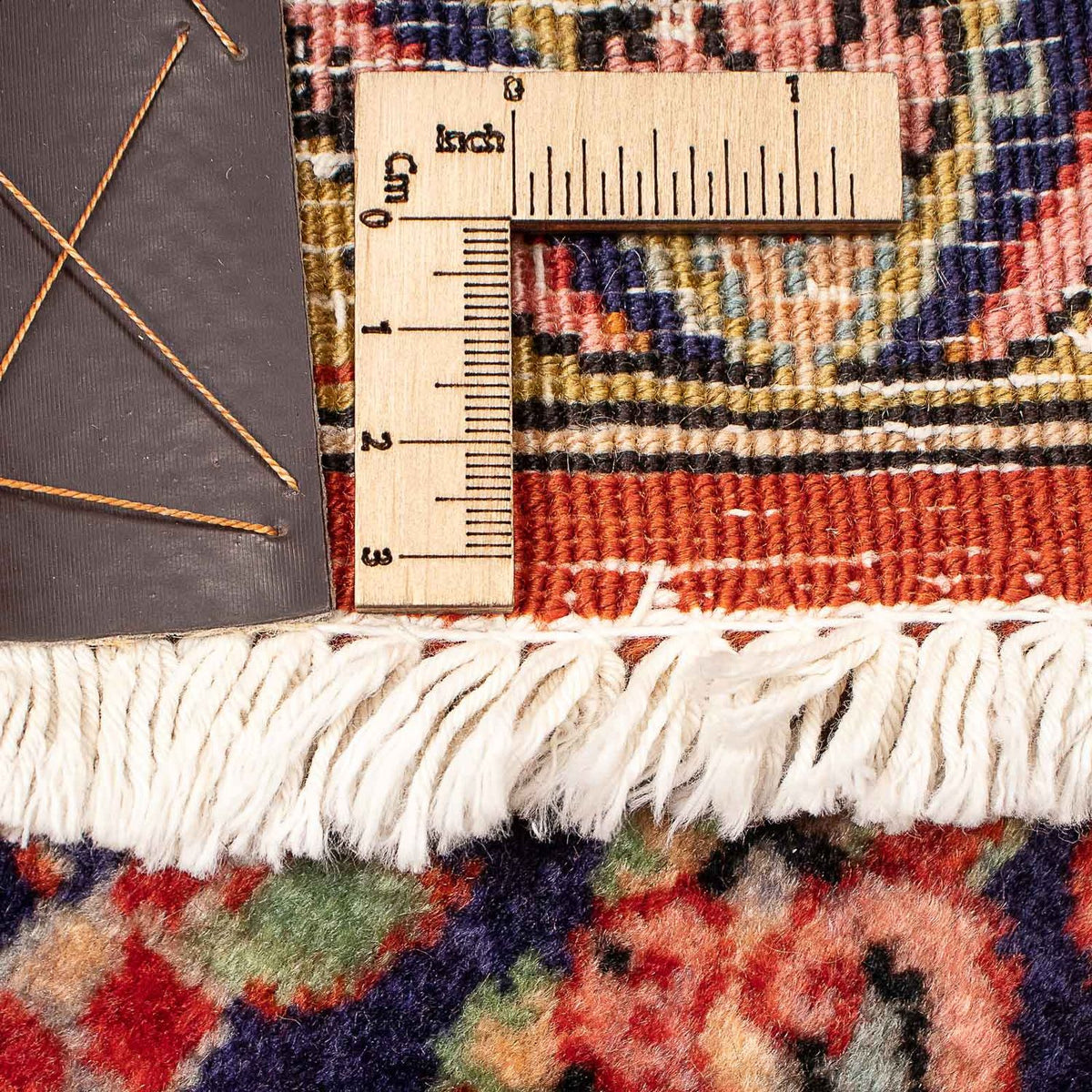 Persisk tæppe - Bijar - 385 x 300 cm - mørkeblå