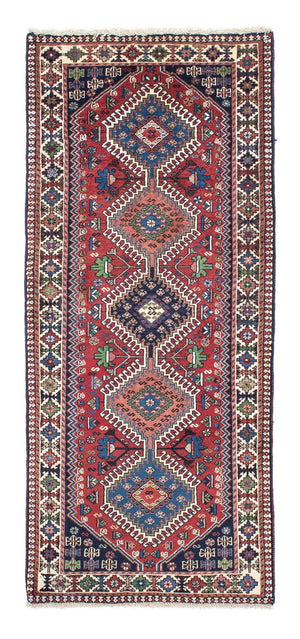 Løber Persisk tæppe - Nomadisk - 187 x 65 cm - rød