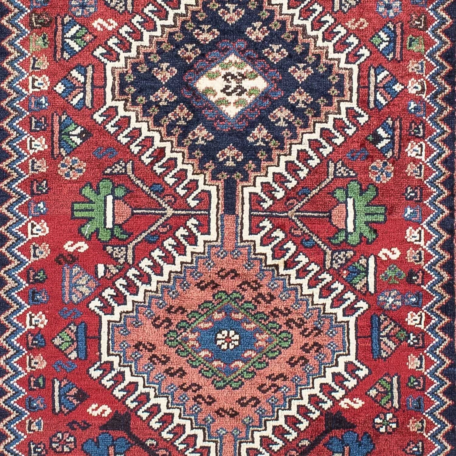 Løber Persisk tæppe - Nomadisk - 187 x 65 cm - rød