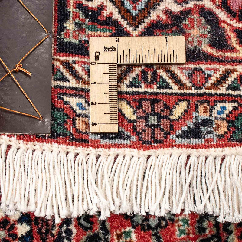 Persisk tæppe - Bijar - 213 x 136 cm - lysrød