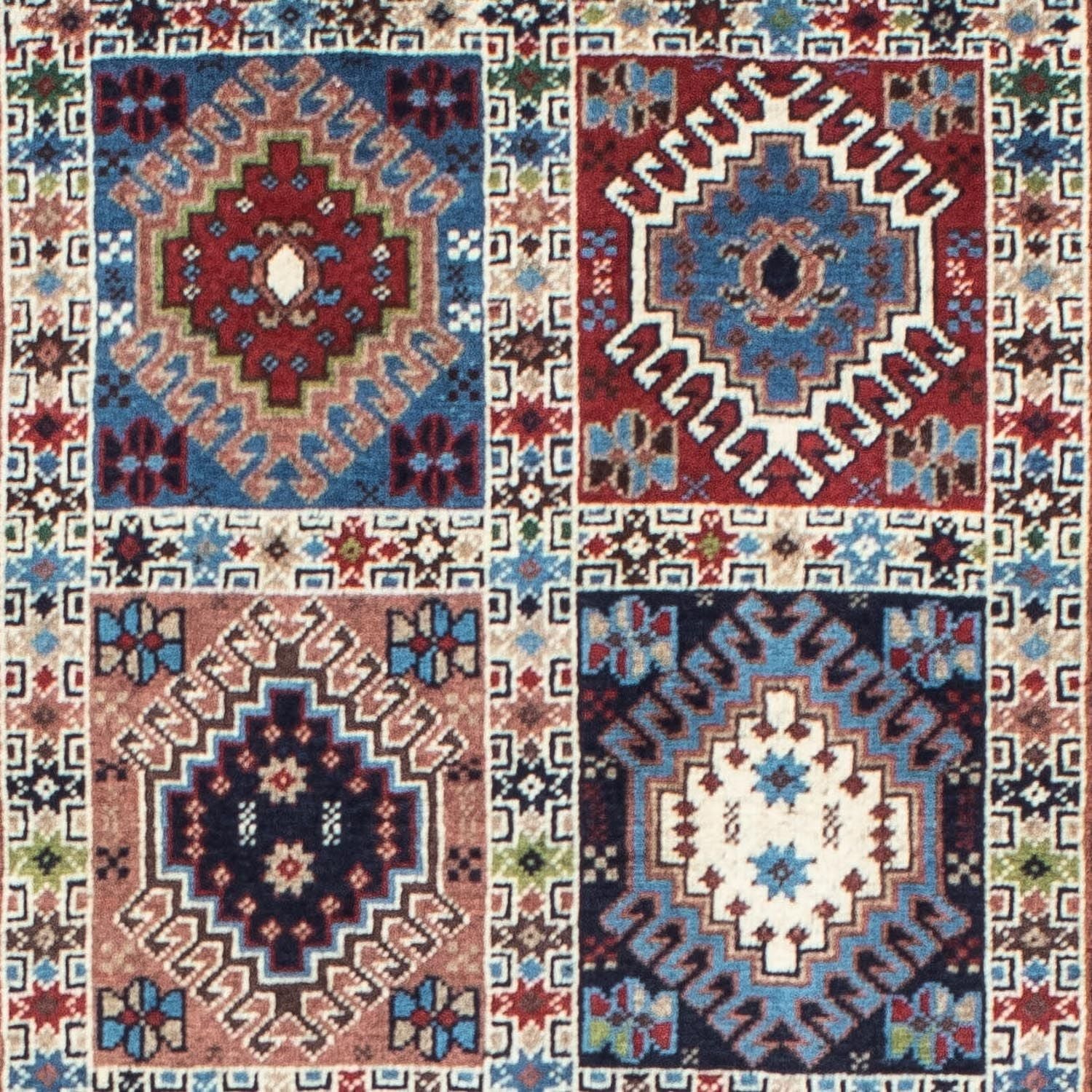 Løber Persisk tæppe - Nomadisk - 198 x 78 cm - lysrød
