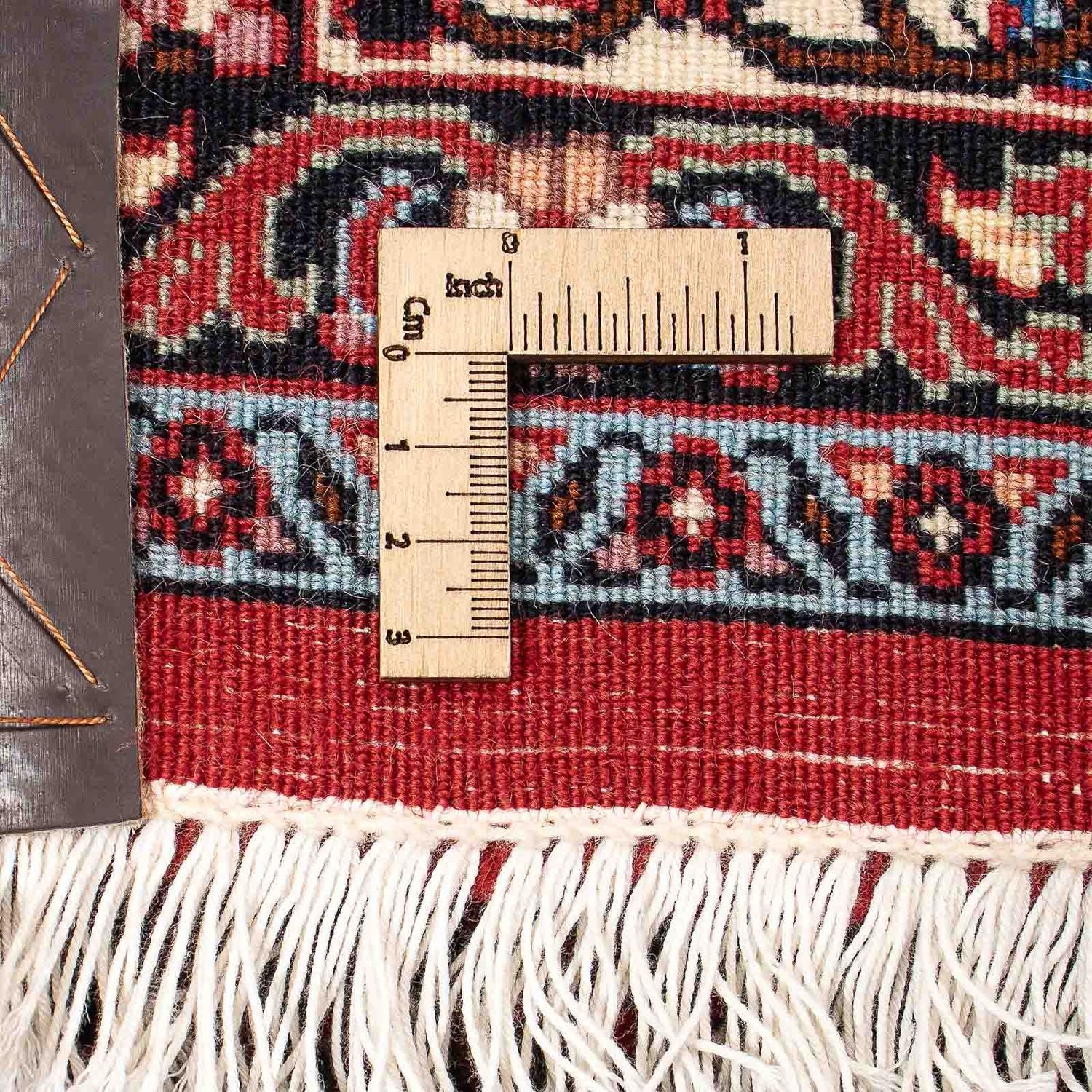 Persisk tæppe - Bijar - 211 x 136 cm - rød