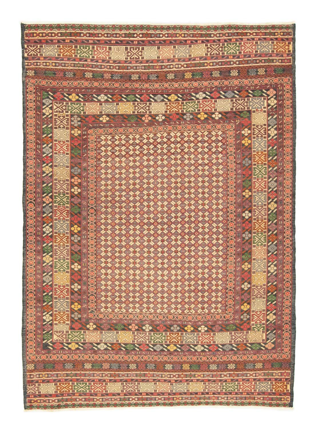 Kelim-tæppe - orientalsk - 179 x 129 cm - flerfarvet