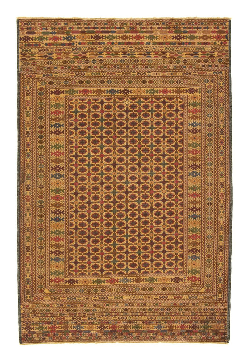 Kelim-tæppe - orientalsk - 190 x 125 cm - flerfarvet