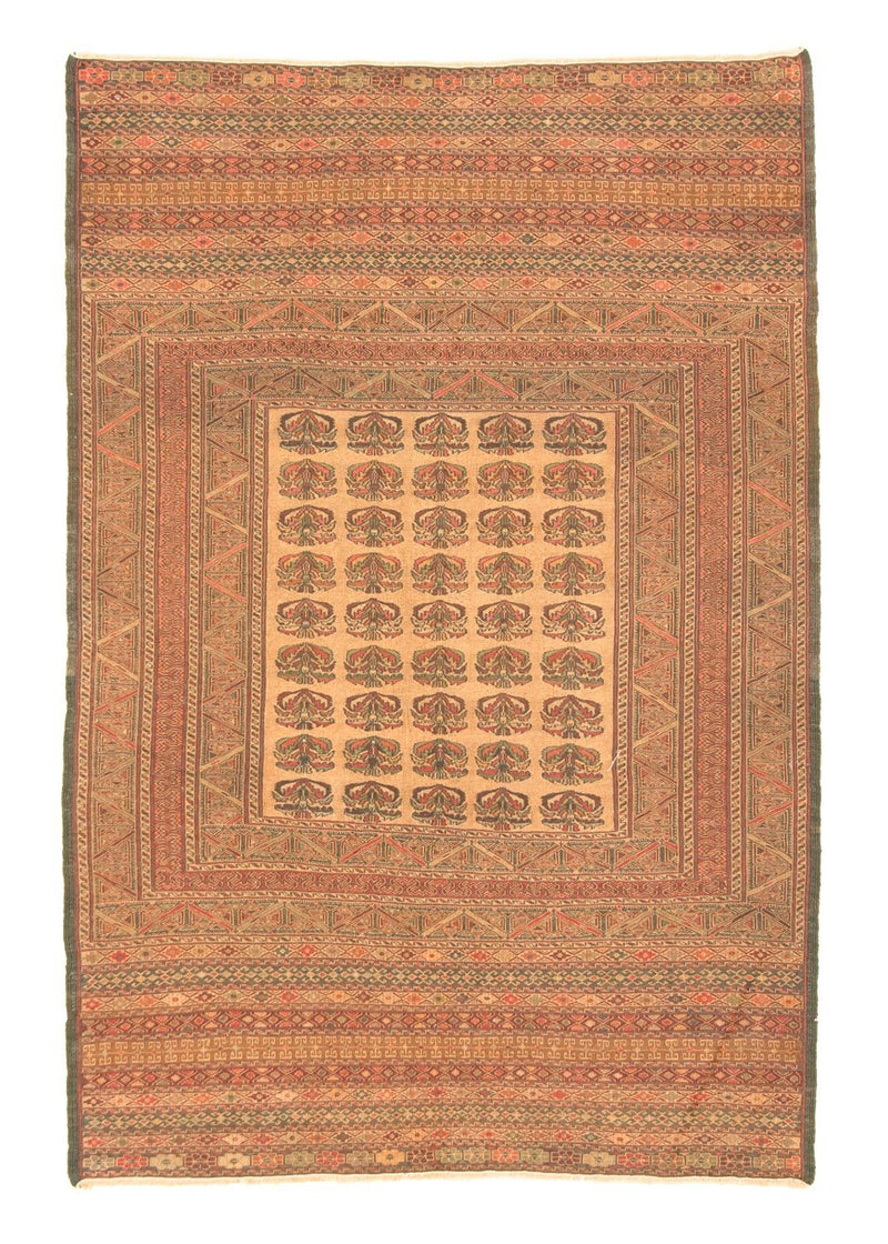 Kelim-tæppe - orientalsk - 179 x 120 cm - flerfarvet