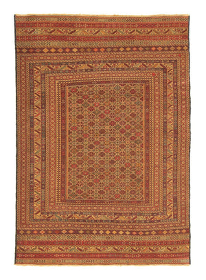 Kelim-tæppe - orientalsk - 173 x 127 cm - flerfarvet