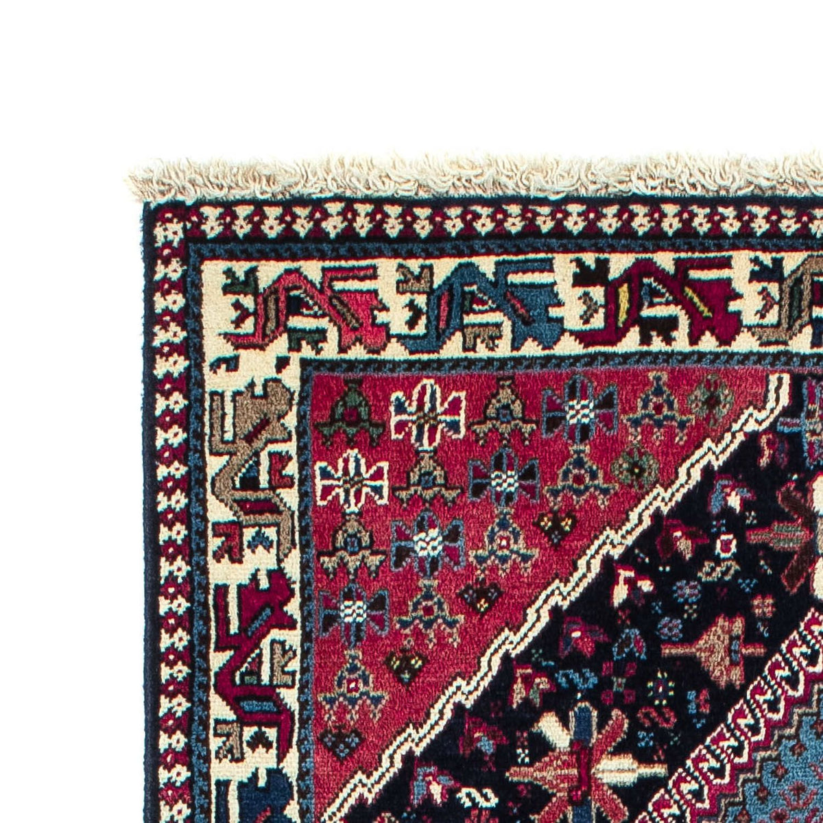 Løber Persisk tæppe - Nomadisk - 203 x 83 cm - mørkeblå