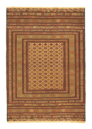 Kelim-tæppe - orientalsk - 180 x 126 cm - flerfarvet