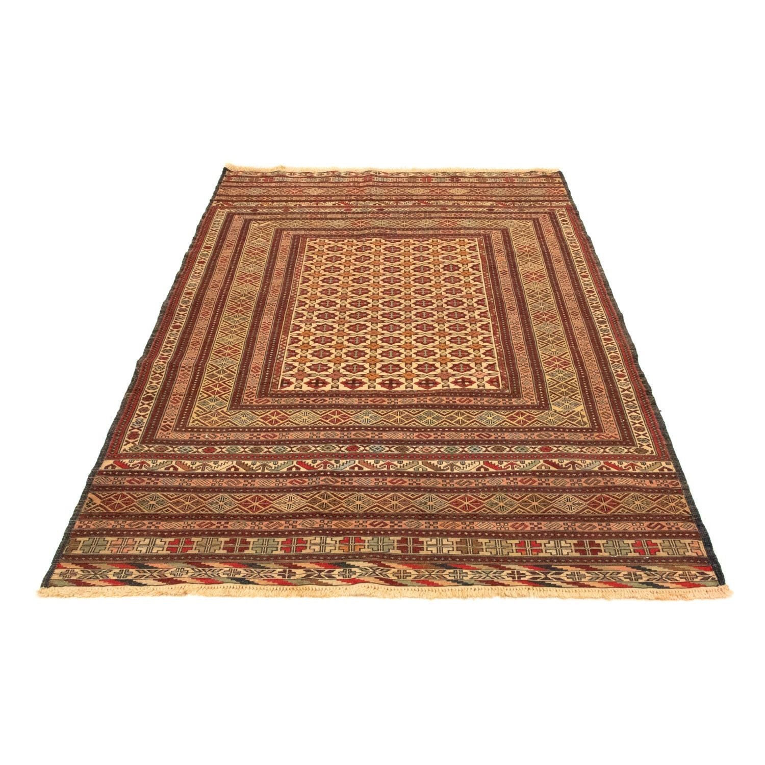 Kelim-tæppe - orientalsk - 180 x 126 cm - flerfarvet