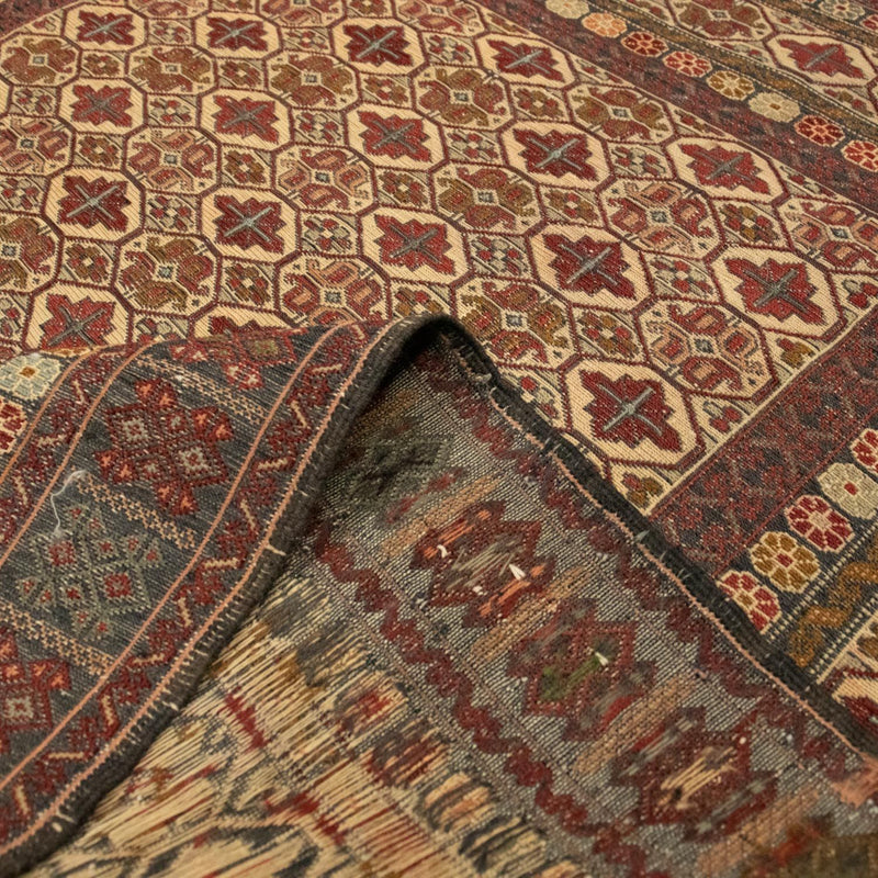 Kelim-tæppe - orientalsk - 173 x 112 cm - flerfarvet