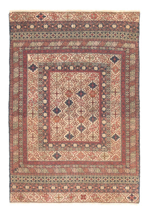 Kelim-tæppe - orientalsk - 134 x 93 cm - flerfarvet