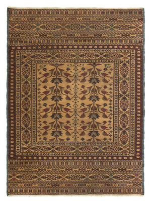 Kelim-tæppe - orientalsk - 132 x 94 cm - flerfarvet