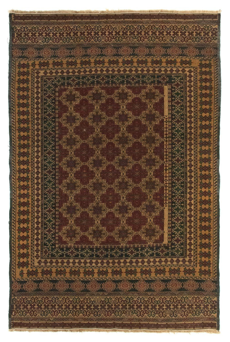 Kelim-tæppe - orientalsk - 137 x 93 cm - flerfarvet