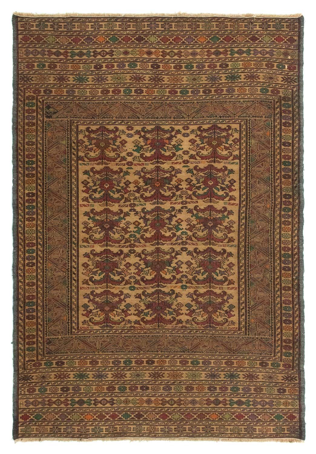 Kelim-tæppe - orientalsk - 140 x 92 cm - flerfarvet
