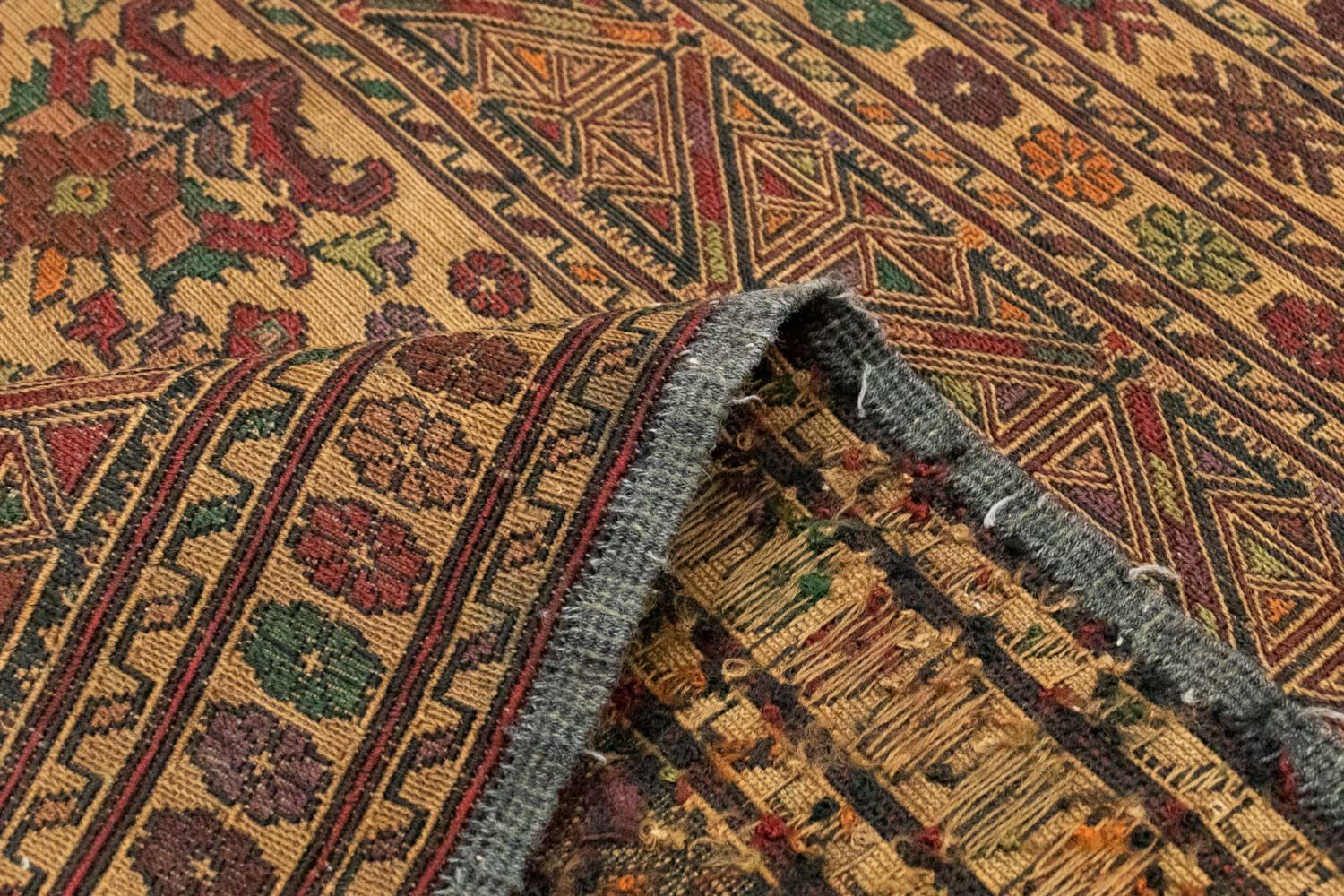 Kelim-tæppe - orientalsk - 140 x 92 cm - flerfarvet