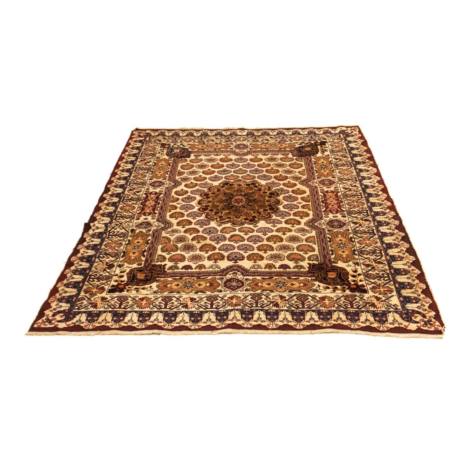 Kelim-tæppe - orientalsk - 171 x 138 cm - flerfarvet