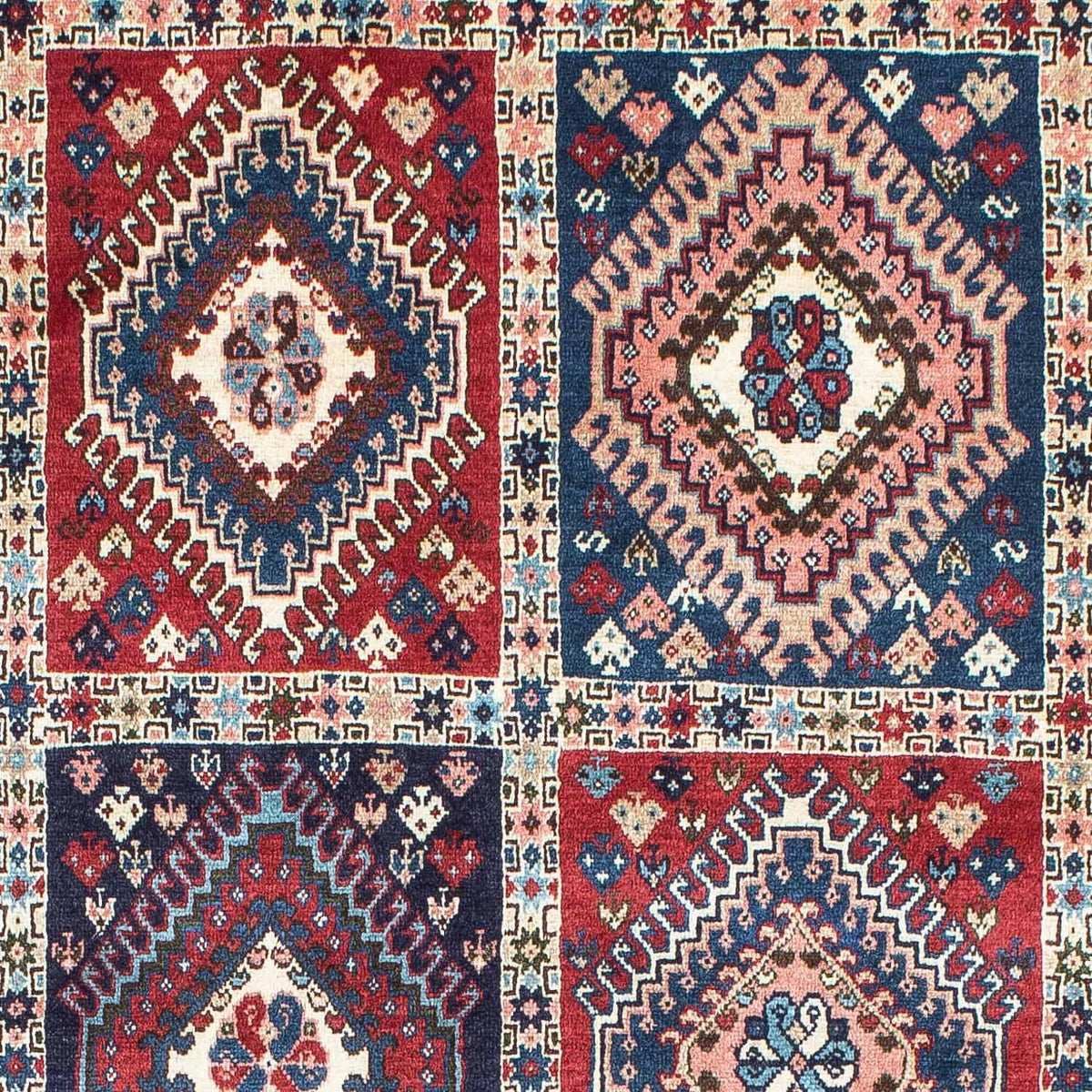 Løber Persisk tæppe - Nomadisk - 190 x 81 cm - lysrød