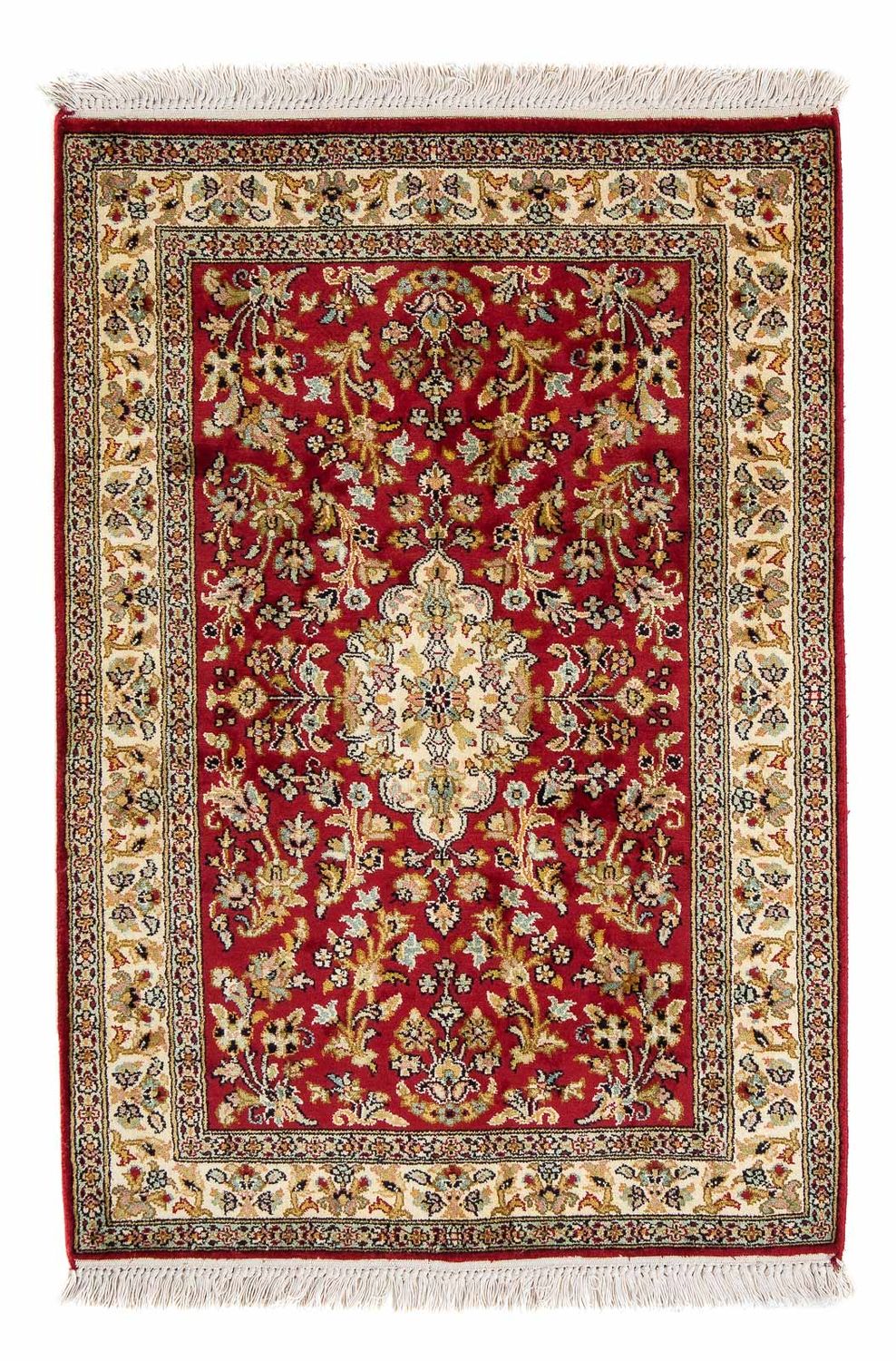 Persisk tæppe - Classic - 93 x 63 cm - mørkerød