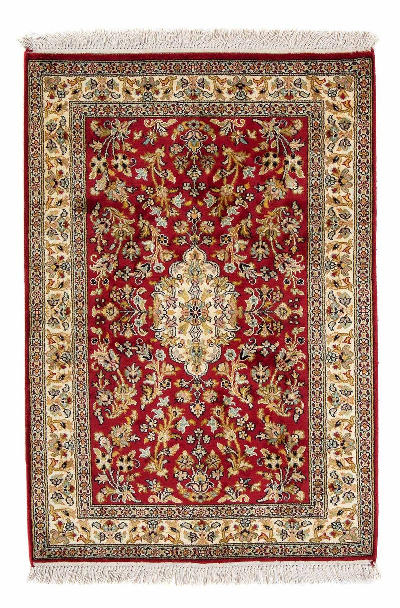 Persisk tæppe - Classic - 93 x 63 cm - mørkerød