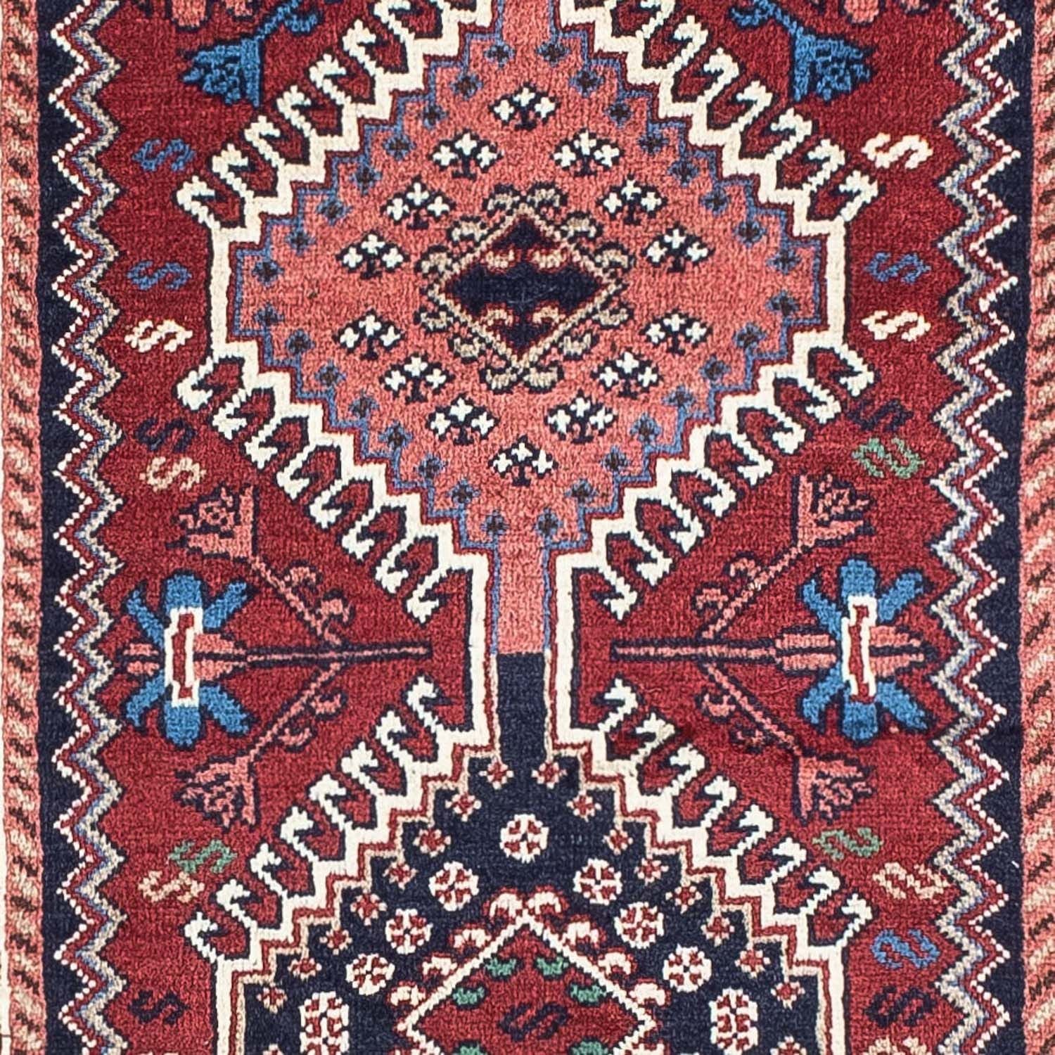 Løber Persisk tæppe - Nomadisk - 195 x 79 cm - rød