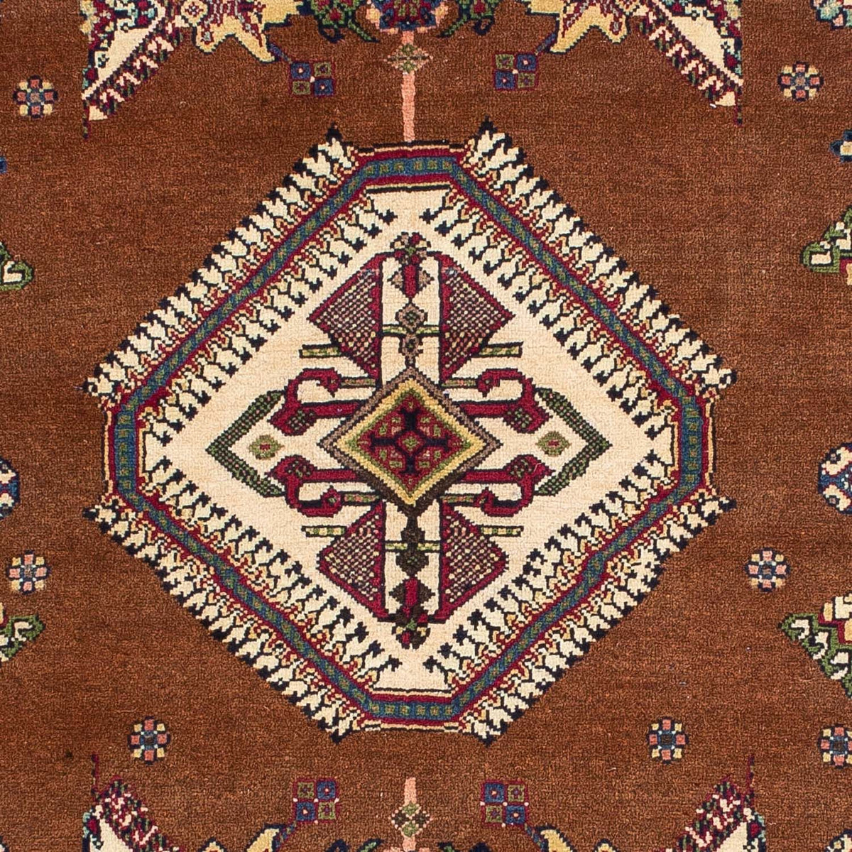Persisk tæppe - Nomadisk - 158 x 120 cm - brun
