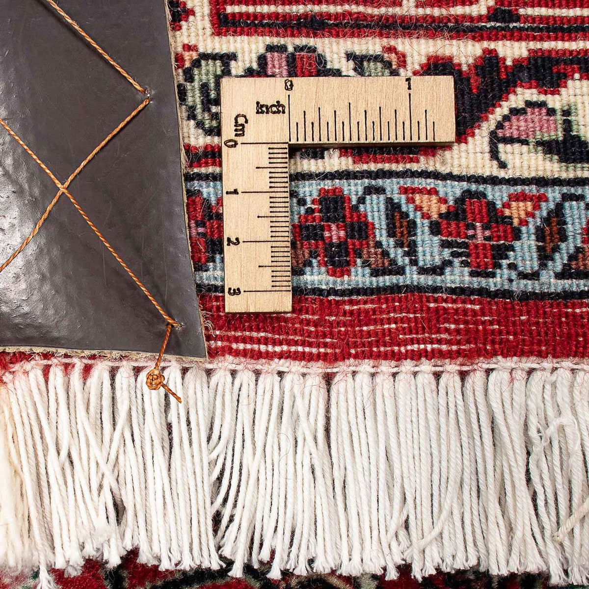 Persisk tæppe - Bijar - 209 x 134 cm - lysrød