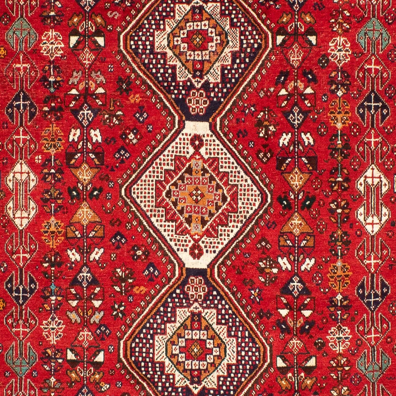 Persisk tæppe - Nomadisk - 298 x 189 cm - mørkerød