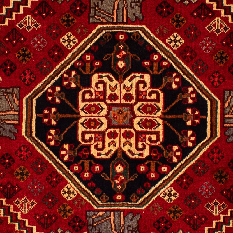 Persisk tæppe - Nomadisk - 291 x 210 cm - mørkerød
