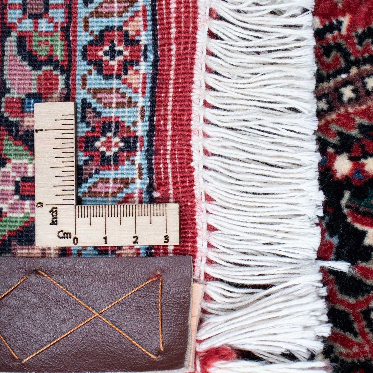 Persisk tæppe - Bijar - 208 x 134 cm - rød