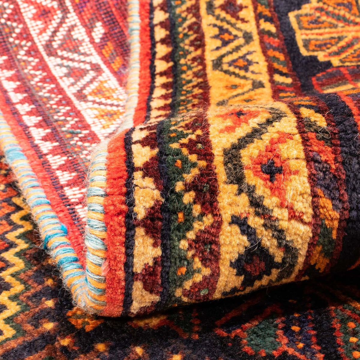 Persisk tæppe - Nomadisk - 164 x 122 cm - rød