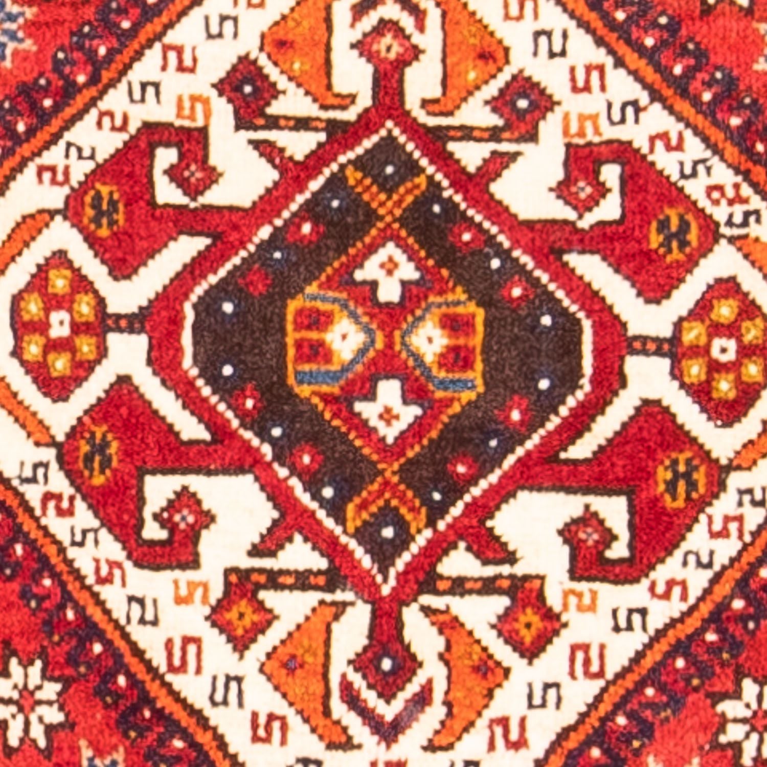 Løber Persisk tæppe - Nomadisk - 301 x 104 cm - mørkerød