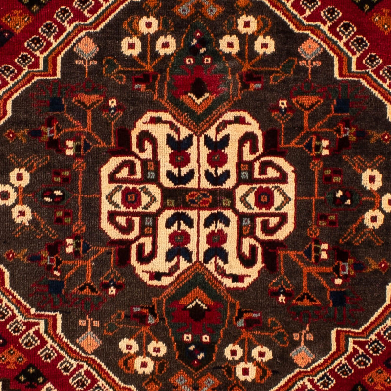 Persisk tæppe - Nomadisk - 293 x 211 cm - mørkerød