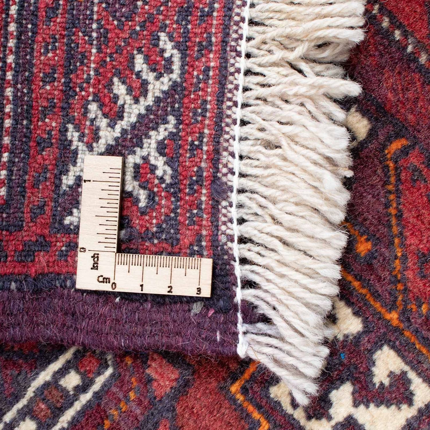 Baluch-tæppe - 162 x 120 cm - mørkerød