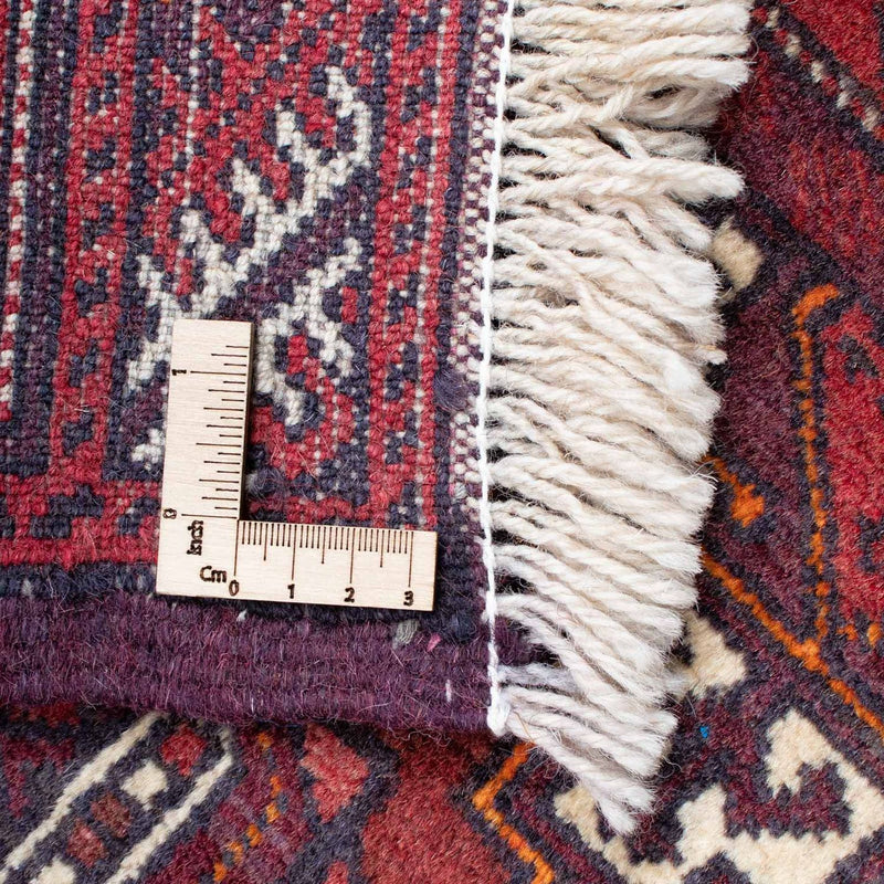 Baluch-tæppe - 162 x 120 cm - mørkerød