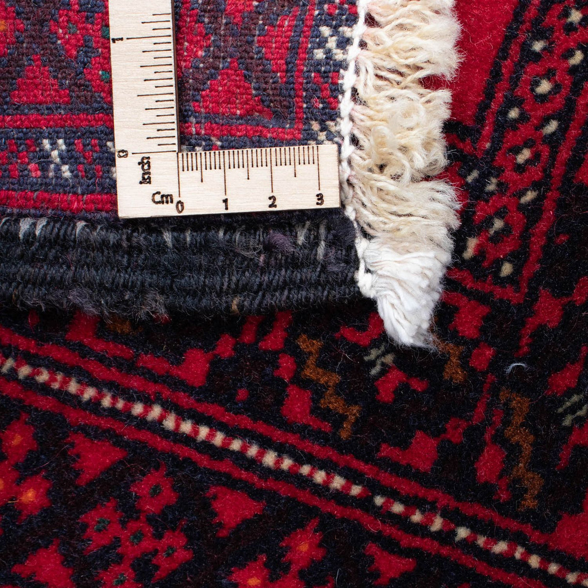 Baluch-tæppe - 137 x 97 cm - mørkerød