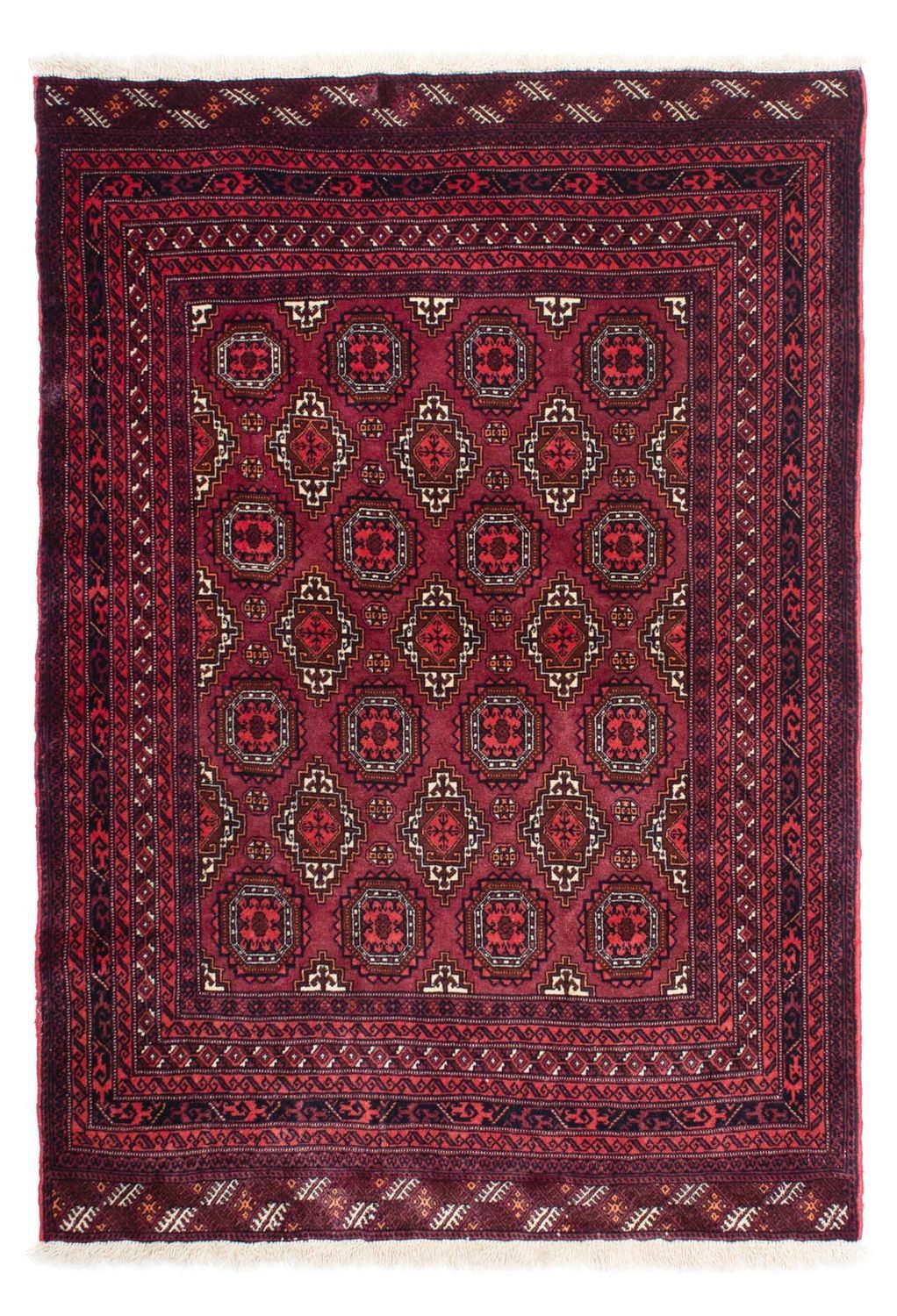 Baluch-tæppe - 167 x 116 cm - mørkerød