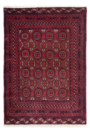 Baluch-tæppe - 167 x 116 cm - mørkerød