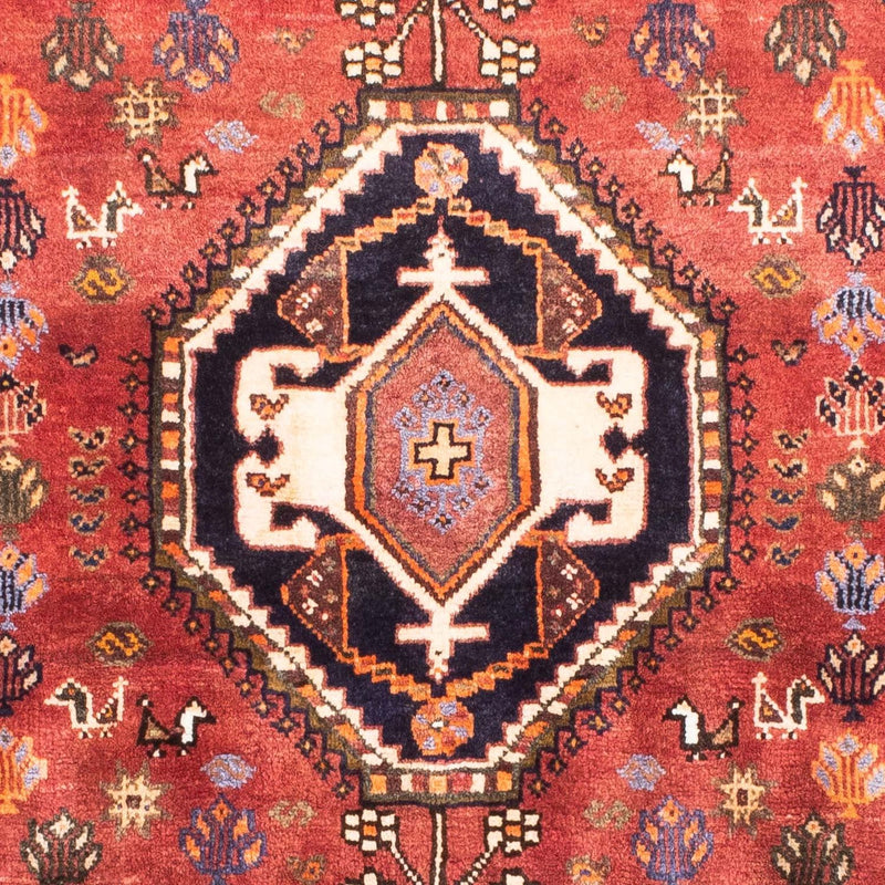 Persisk tæppe - Nomadisk - 145 x 103 cm - lysrød