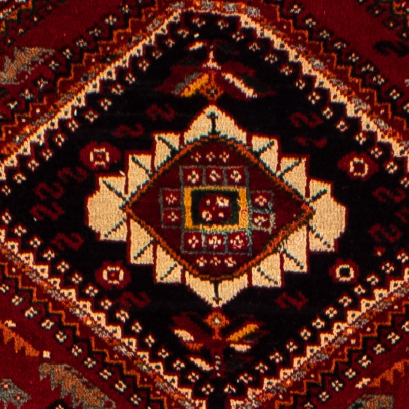 Persisk tæppe - Nomadisk - 290 x 182 cm - mørkerød