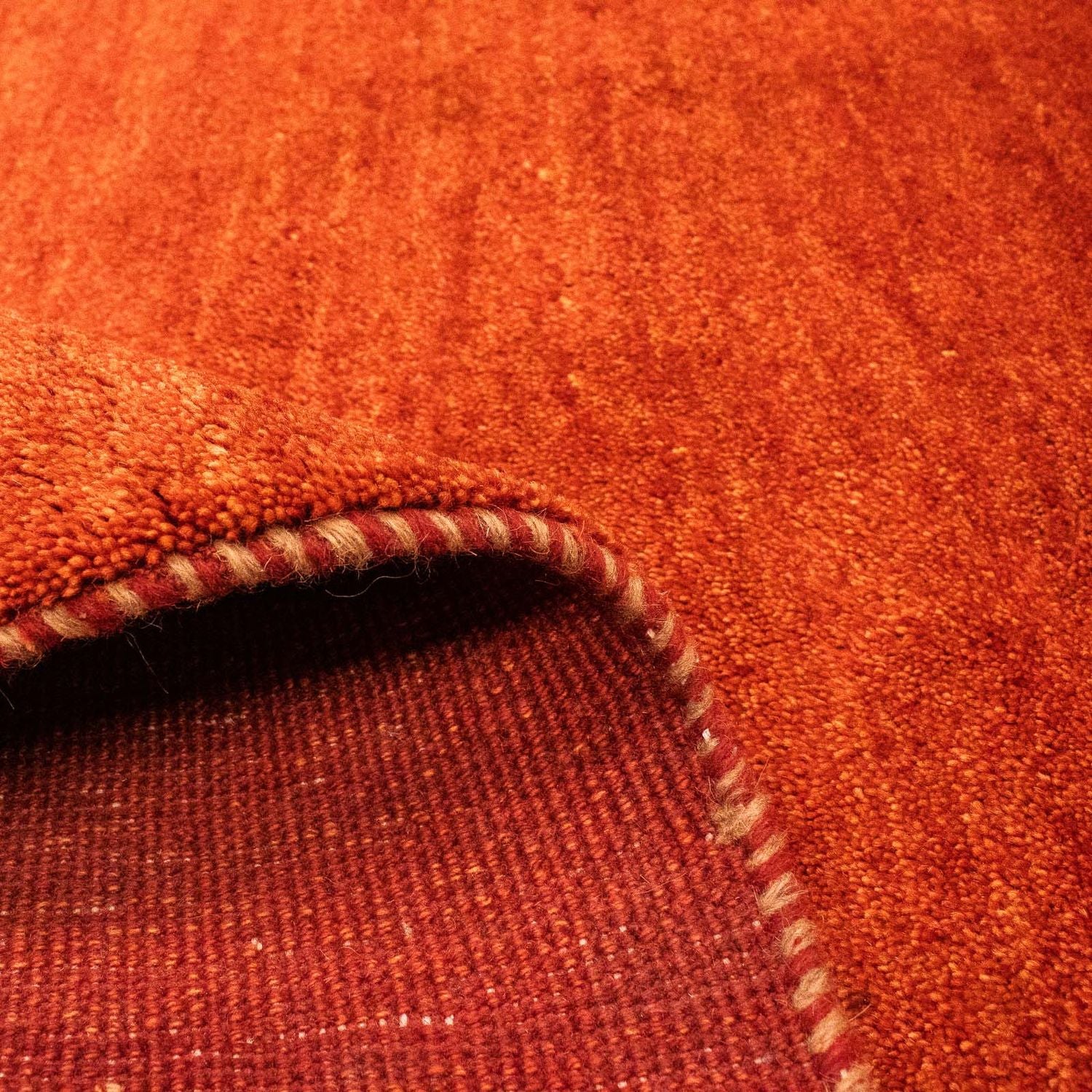 Gabbeh-tæppe - Persisk - 190 x 155 cm - rust