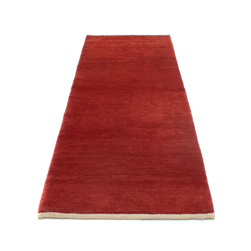 Løber Gabbeh-tæppe - Persisk - 245 x 85 cm - rød